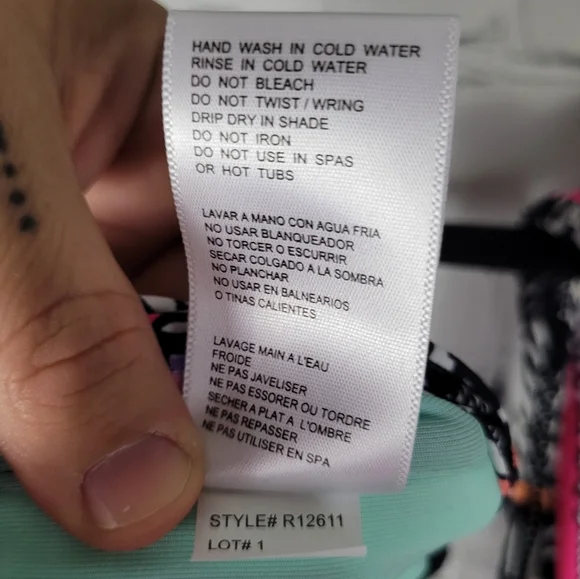 COCO RAVE | Simone halter underwire bra wrap bikini swim bathing suit top - Picture 10 of 12